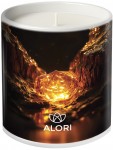 Sojakerze – Amber Wood – weiß 300 ml