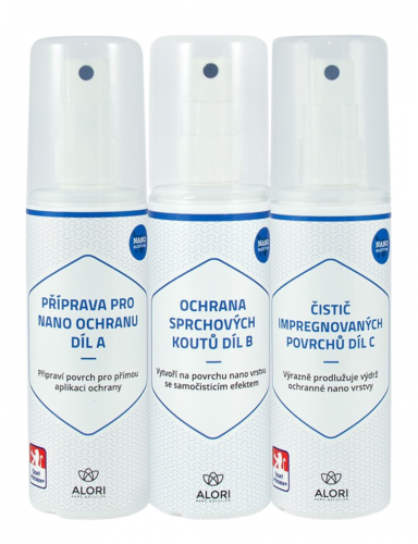 Schutzset für Duschkabinen