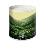 Sojakerze – Teeplantage – weiß 450 ml