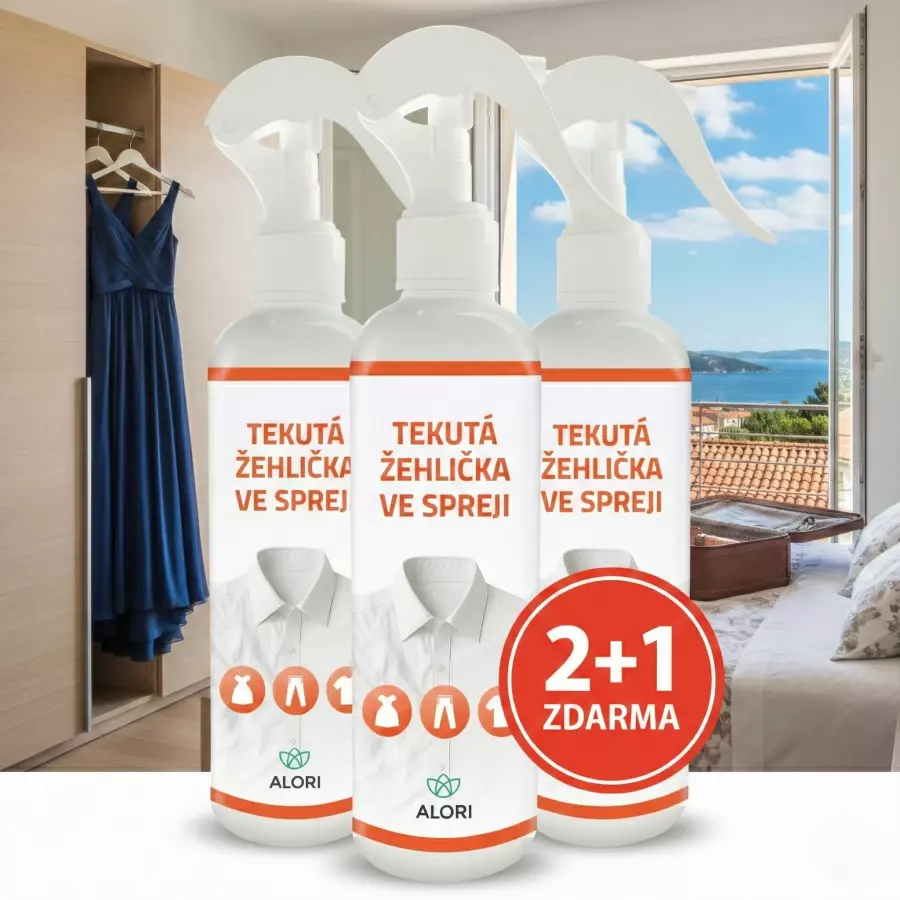 Textilglätter-Spray 2+1 gratis