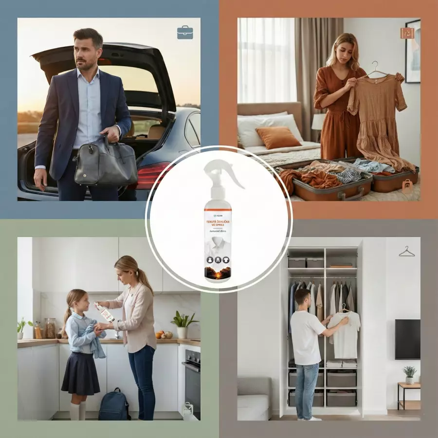 Textilglätter-Spray – Amber Wood