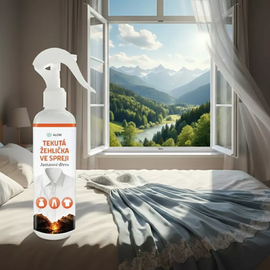 Textilglätter-Spray – Amber Wood